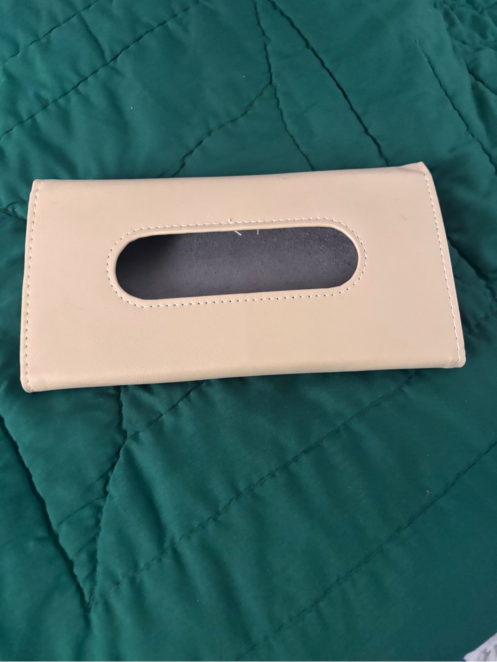 Cream - Car Visor Tissue Box